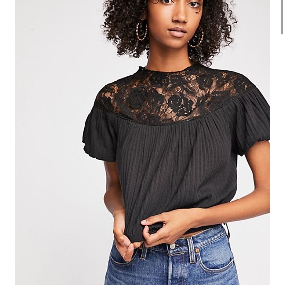 Free People Tops - Free People Sweeter Than Sugar Lace Top